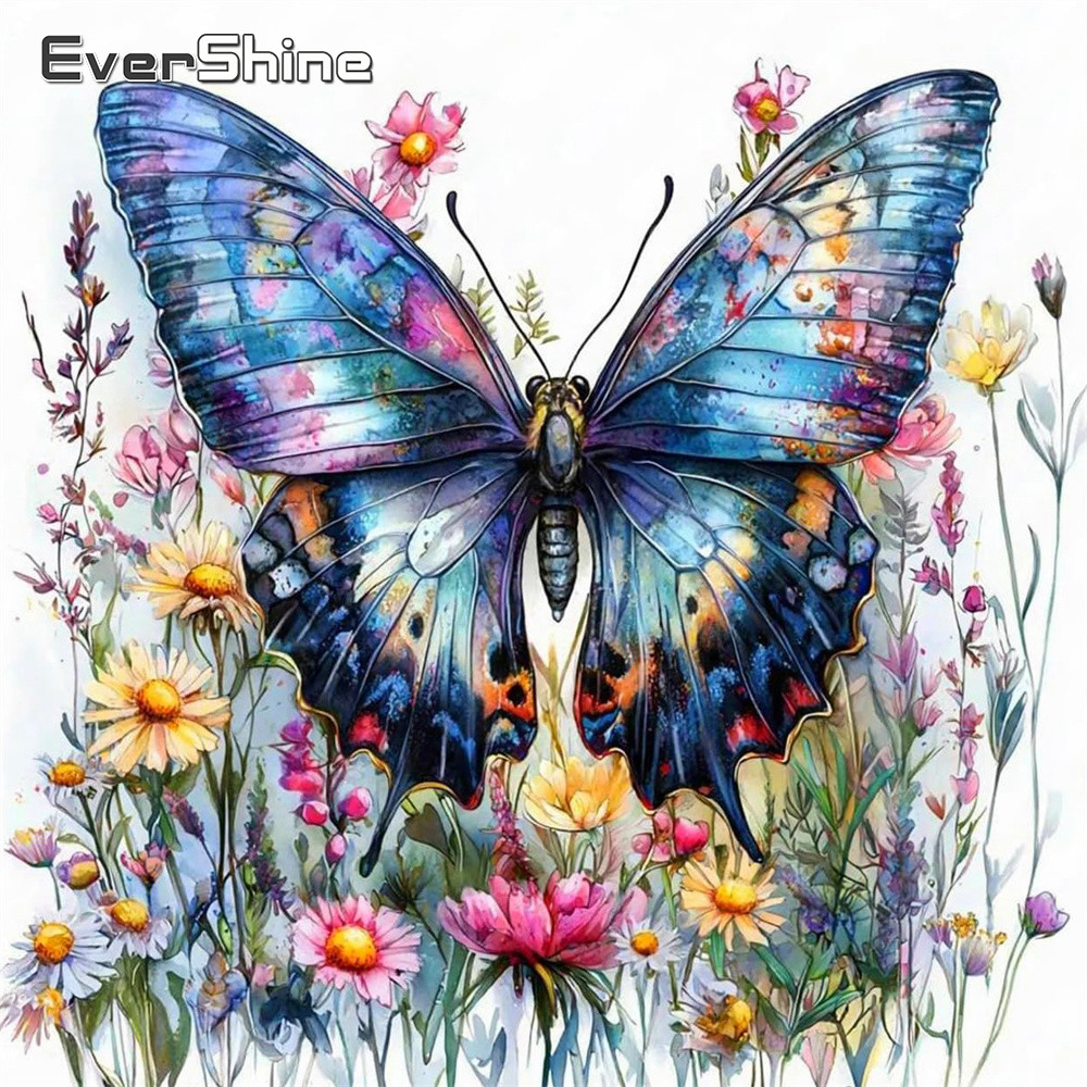 Embroidery Design Patterns Flowers - Evershine Nakış Malzemeleri Kelebek Hayvan İğne