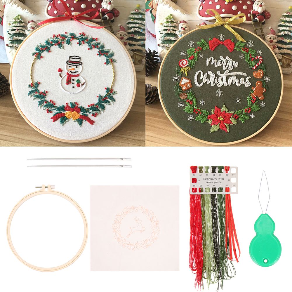 Embroidery Xmas Ornaments - Sanat Dikiş Aksesuarları İğne Ipliği İğne