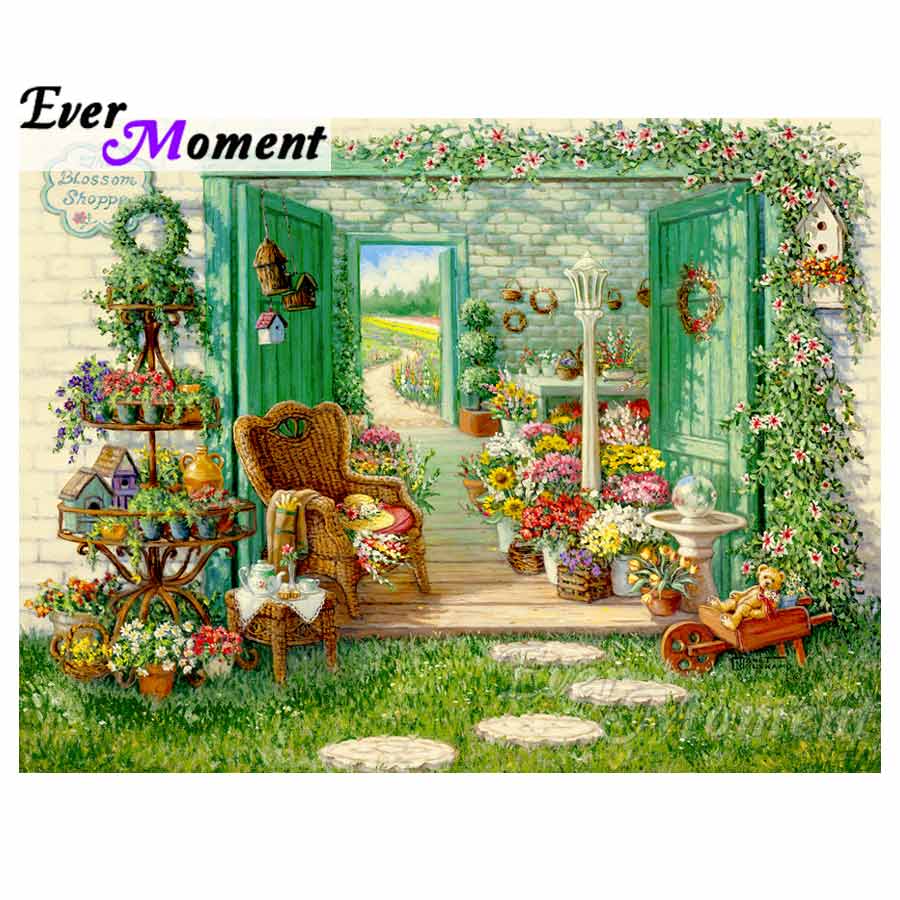 Embroidery Garden - Hiç Moment DIY Elmas Nakış Çiçekler