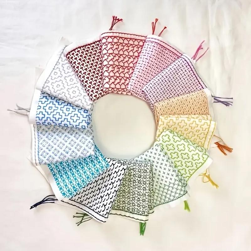 Embroidery Needles - 9/32 adet iplik ve iğneler denim