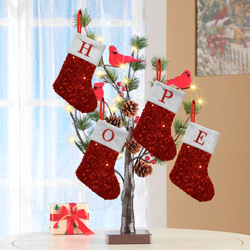 Kırmızı Pullu Noel Çorabı A Ha - Embroidery Xmas Ornaments incelemesi ve fiyatı