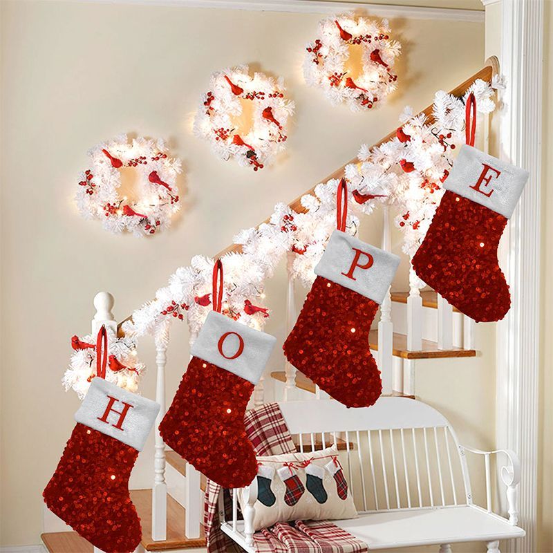 Kırmızı Pullu Noel Çorabı A Ha - Embroidery Xmas Ornaments incelemesi ve fiyatı