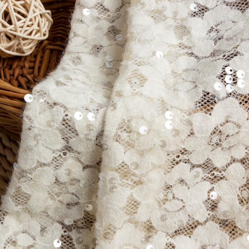 Yeni peluş dantel kumaş, pullu - Embroidery Design Patterns Flowers incelemesi ve fiyatı