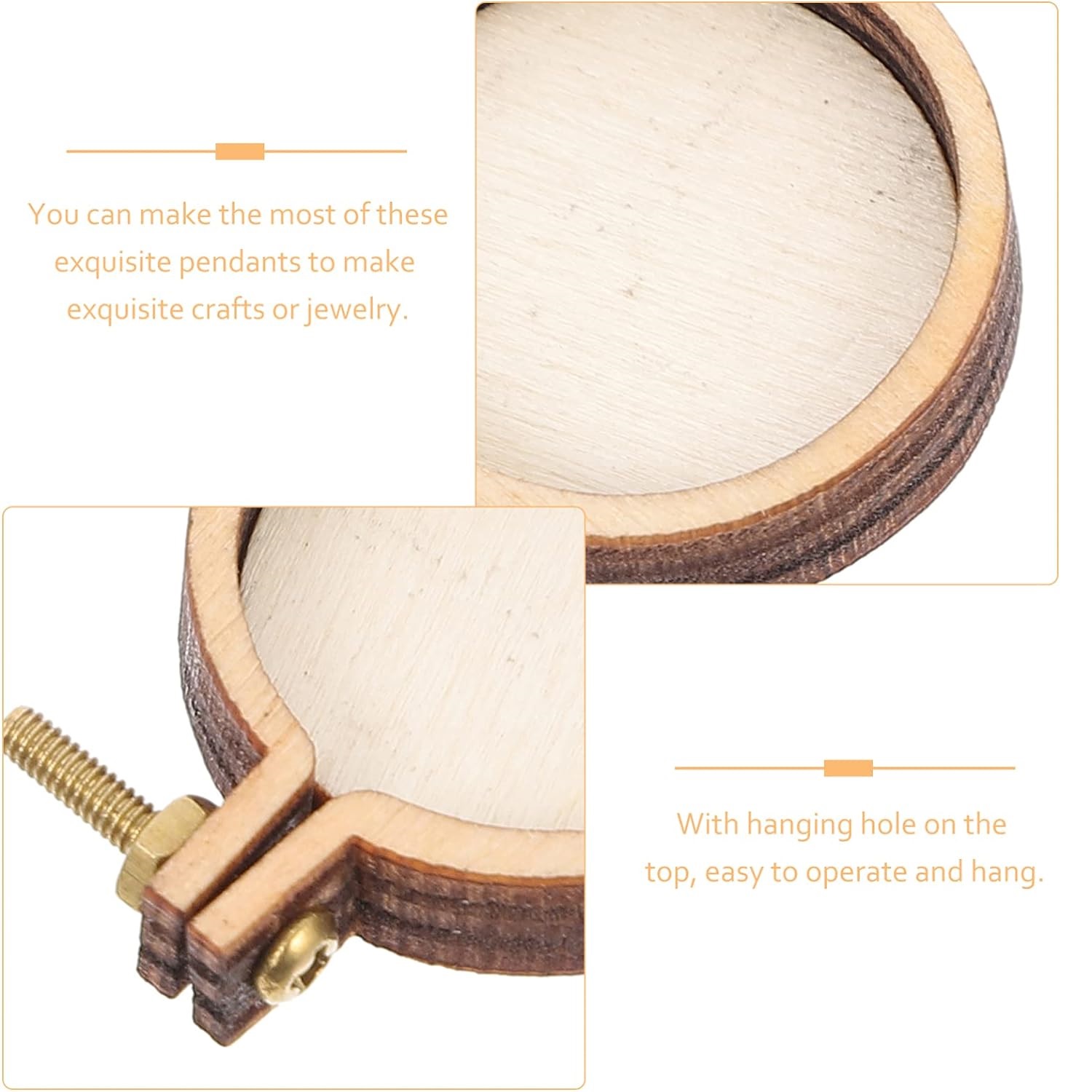 10 adet Mini gergef ahşap halk - Embroidery Hooping incelemesi ve fiyatı