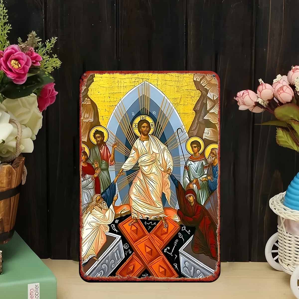 2D Vintage Metal Tabela Paskal - Embroidery Garden incelemesi ve fiyatı