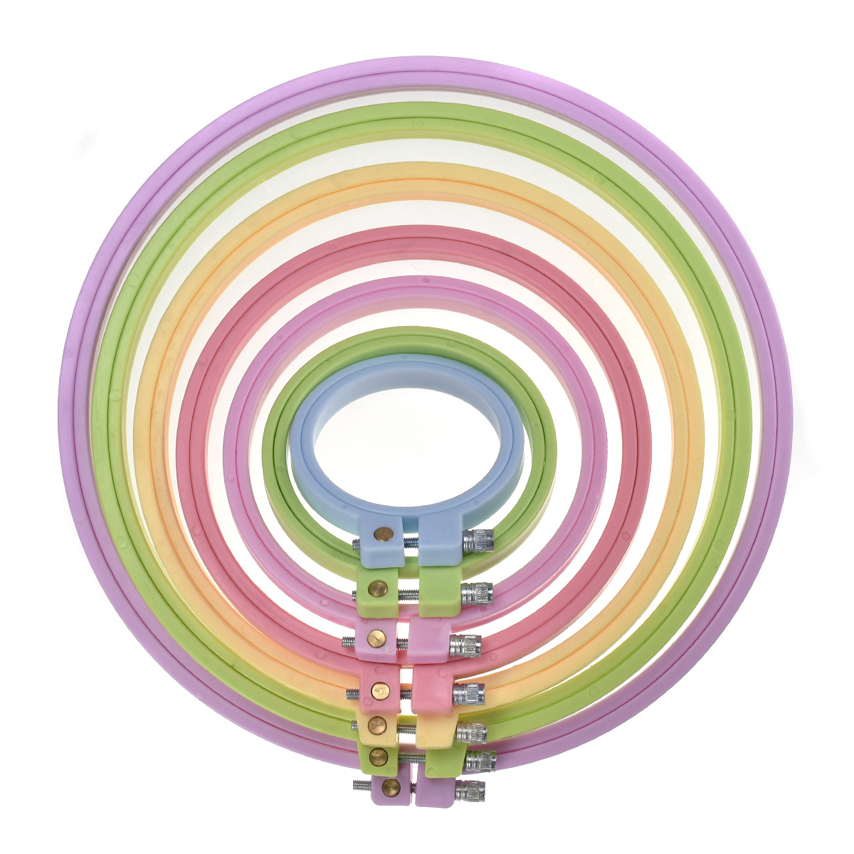 1/7 adet 7-25 cm Plastik Nakış - Embroidery Hooping incelemesi ve fiyatı