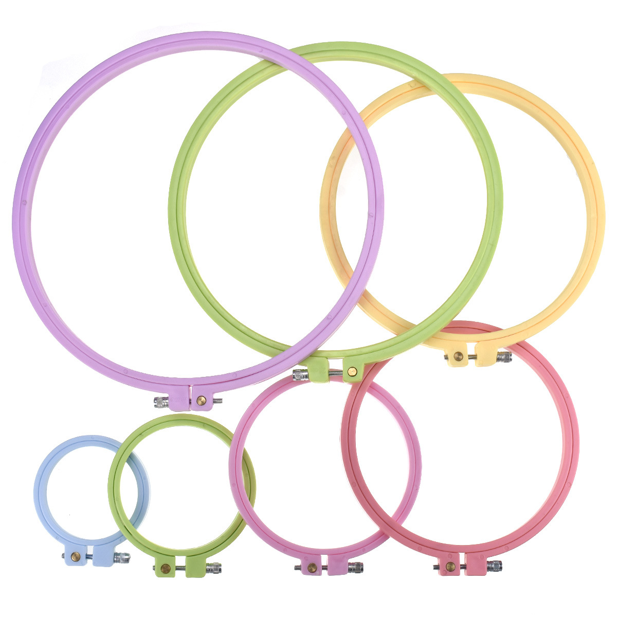1/7 adet 7-25 cm Plastik Nakış - Embroidery Hooping incelemesi ve fiyatı