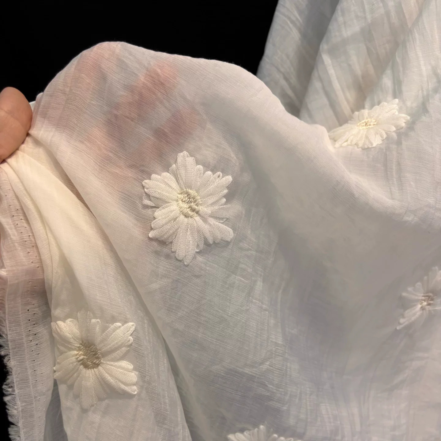 1 yard şifon kumaş, mikro pile - Embroidery Yarns incelemesi ve fiyatı