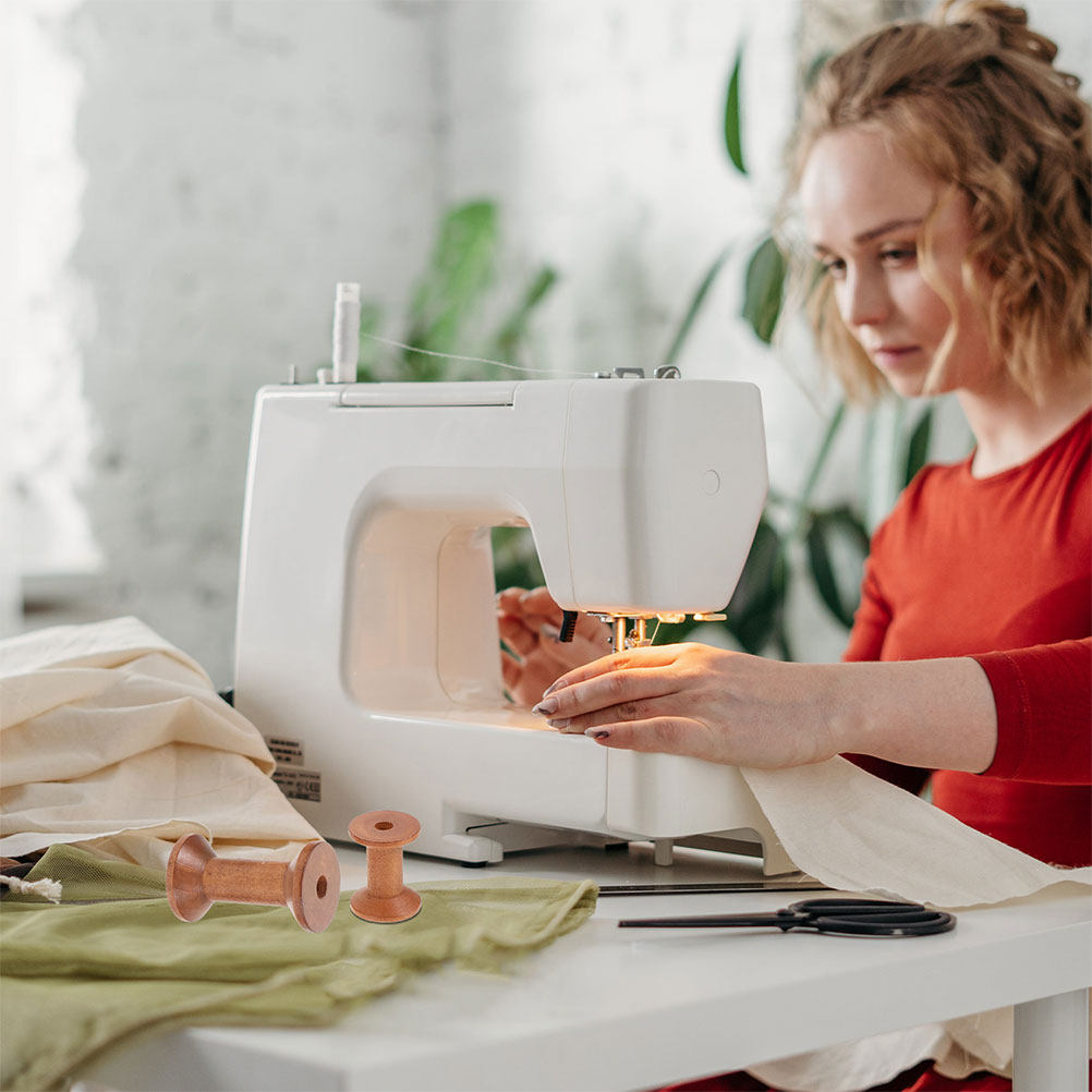7 Adet Ahşap İplik Makarası Vi - Embroidery Yarns incelemesi ve fiyatı