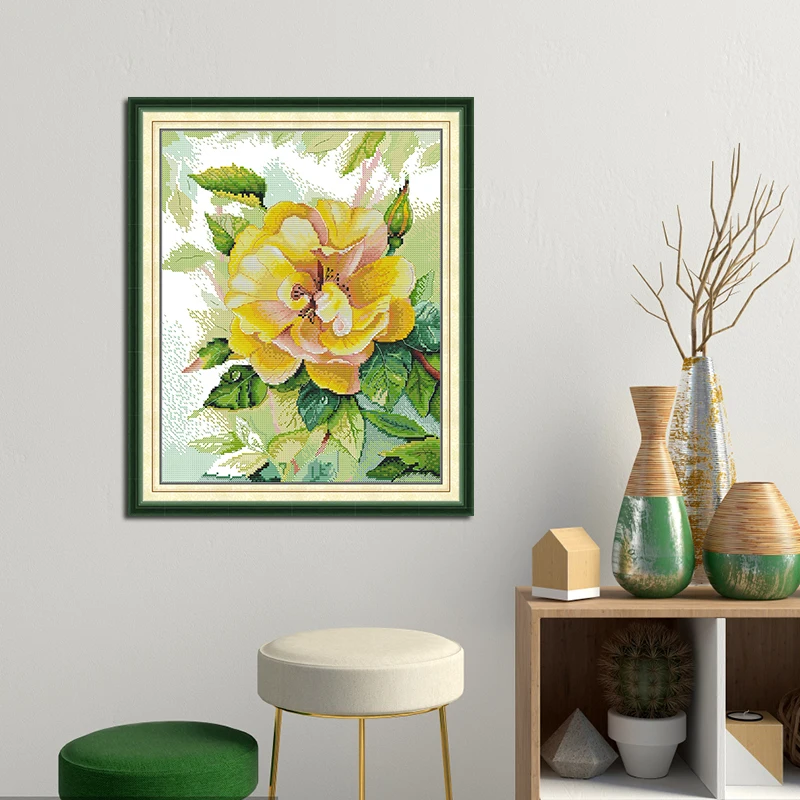 Sevinç pazar çapraz dikiş kiti - Embroidery Yellow incelemesi ve fiyatı