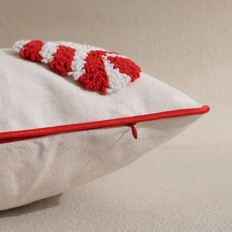 Kırmızı Noel Yastık Örtüsü Dek - Embroidery Xmas Ornaments incelemesi ve fiyatı