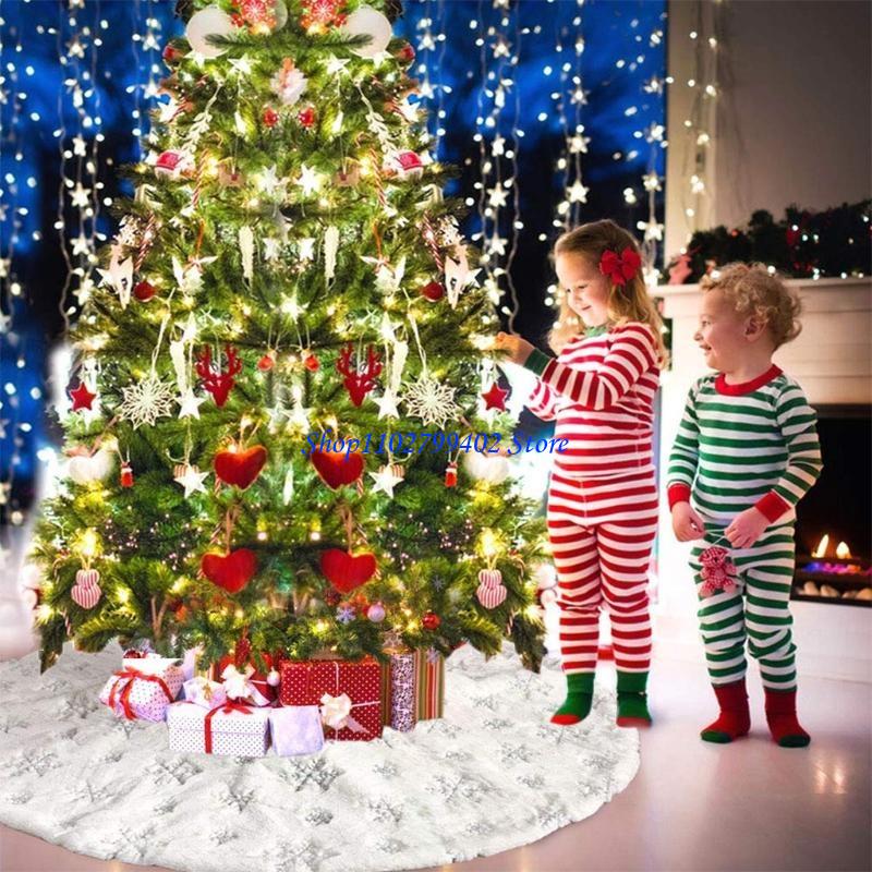 547f Beyaz Peluş Noel Ağacı Et - Embroidery Xmas Ornaments incelemesi ve fiyatı