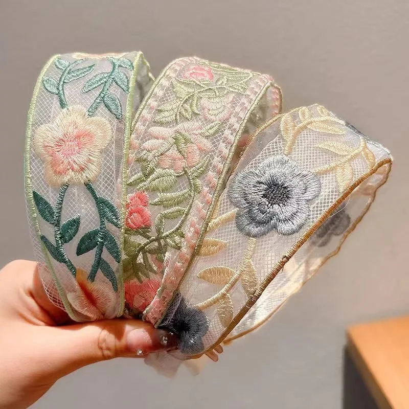 1/3 adet Zarif Şifon Nakış Çiç - Embroidery Hooping incelemesi ve fiyatı