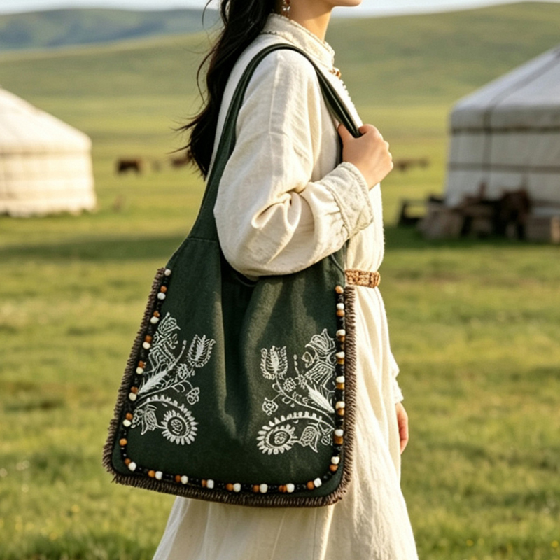 Kadınlar için Bohemian Kanvas  - Embroidery Design Patterns Flowers incelemesi ve fiyatı