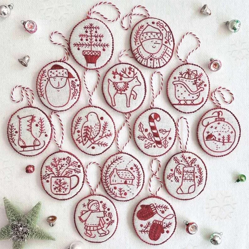 Noel Nakış Kiti DIY El Süsleri - Embroidery Xmas Ornaments incelemesi ve fiyatı