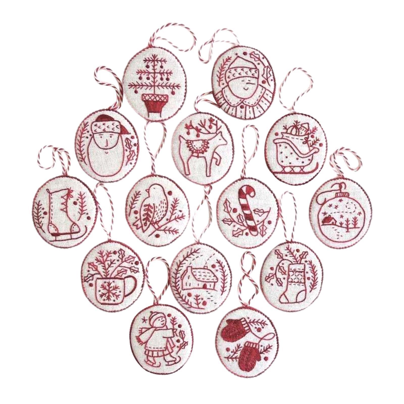 El Nakışı Noel Süsleri Seti No - Embroidery Xmas Ornaments incelemesi ve fiyatı