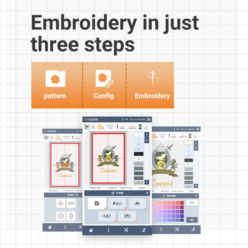Kullanımı Kolay Ricoma RSE5000 - Embroidery Machines incelemesi ve fiyatı