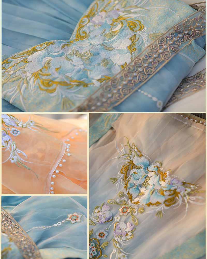 Çin Hanfu Elbisesi Kadın Gelen - Embroidery Yellow incelemesi ve fiyatı