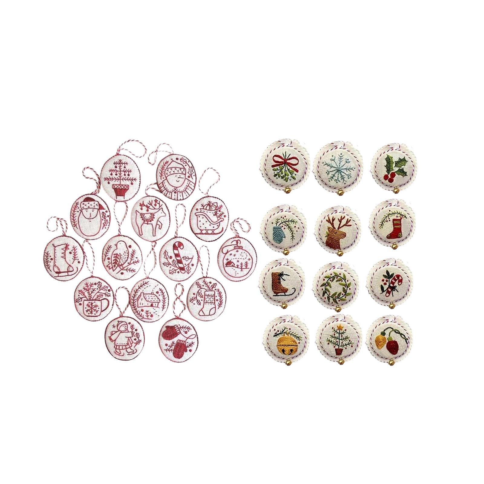 El Nakışı Noel Süsleri Seti No - Embroidery Xmas Ornaments incelemesi ve fiyatı