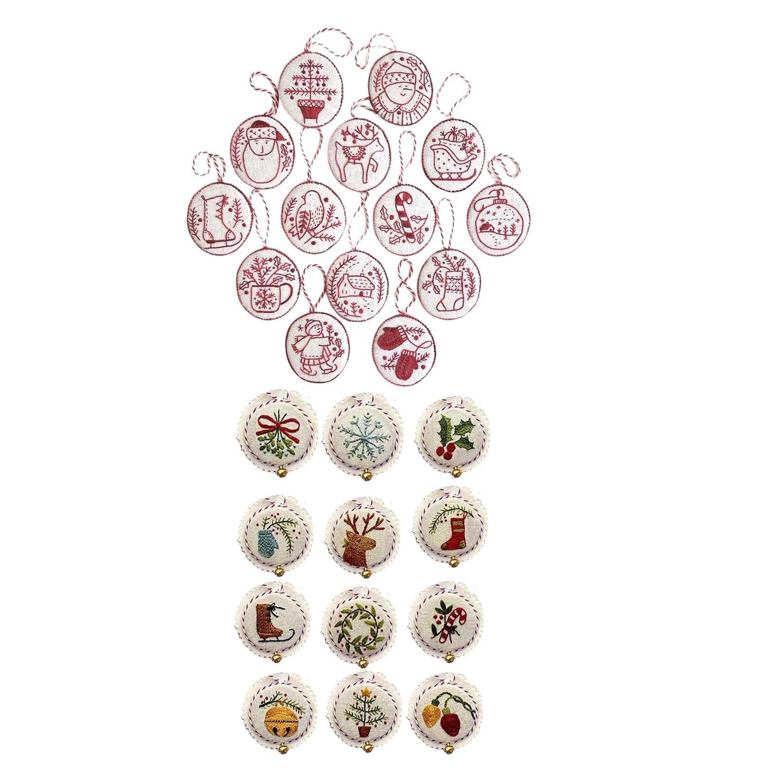 El Nakışı Noel Süsleri Seti No - Embroidery Xmas Ornaments incelemesi ve fiyatı